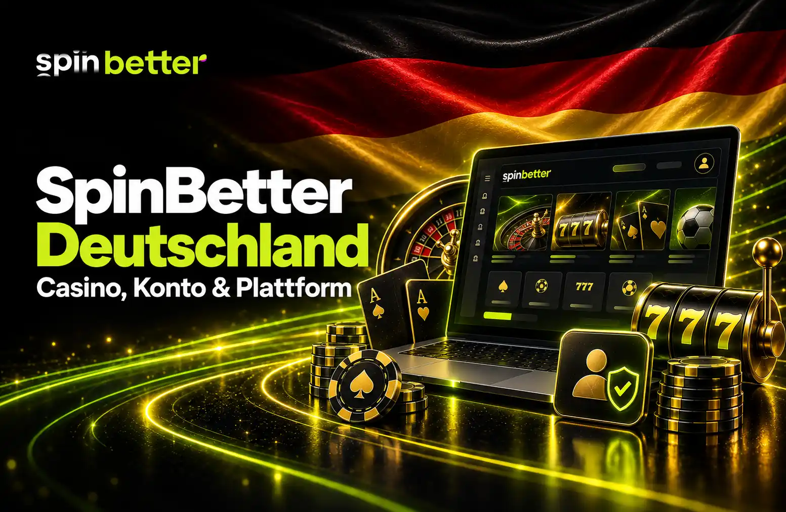 SpinBetter Deutschland mit Casino, Konto und Online-Plattform