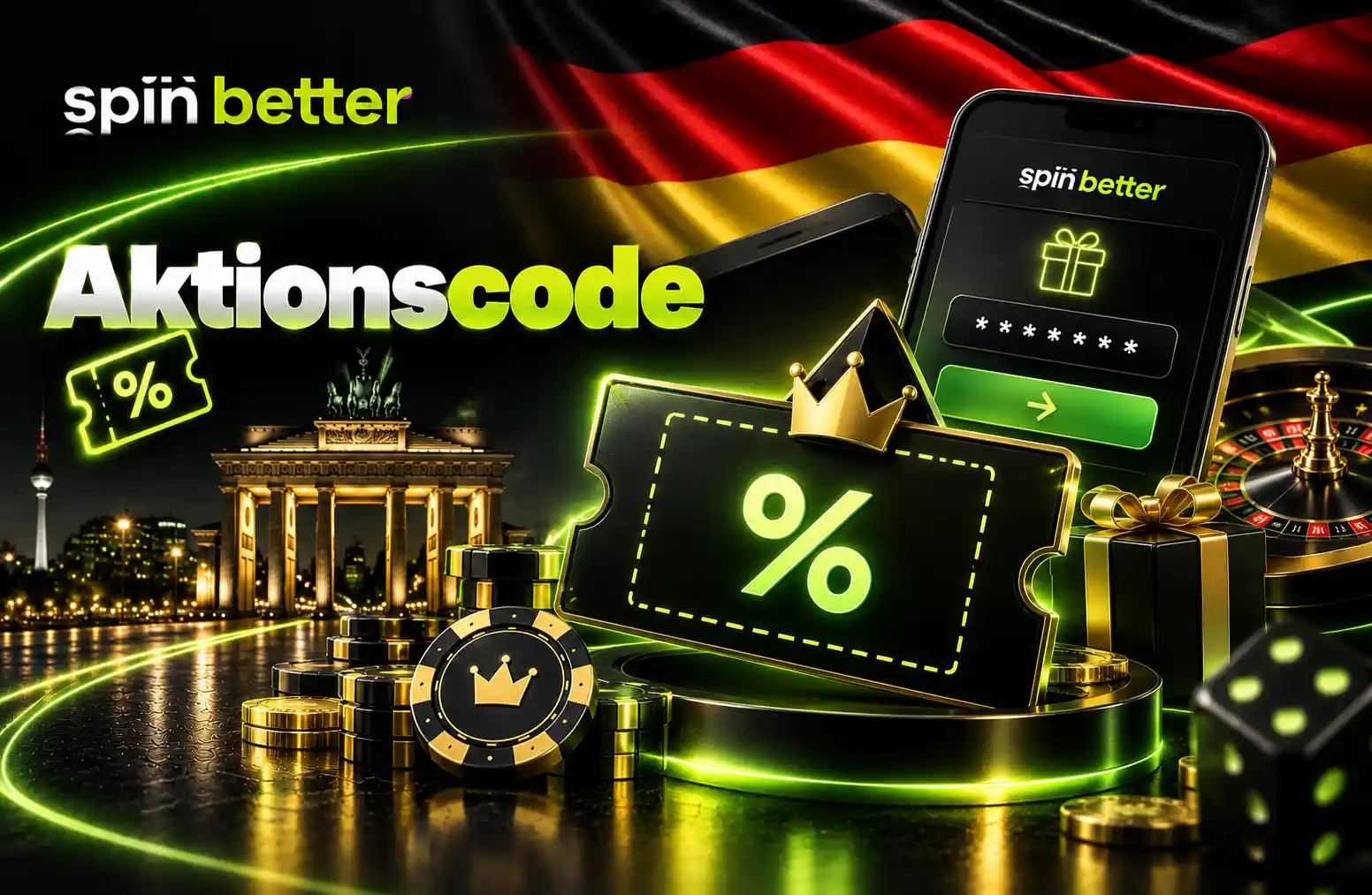 SpinBetter Aktionscode aktivieren und Casino-Bonus erhalten